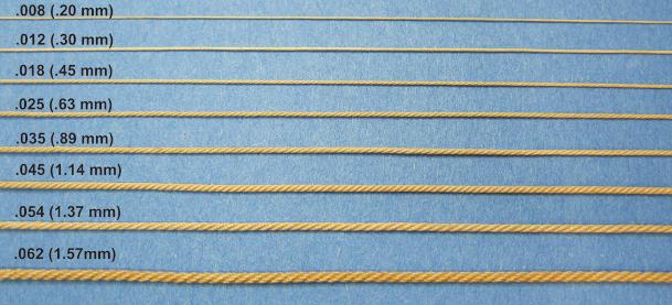 Scale Miniature rope for Rigging Ship Models - Hand made rigging line